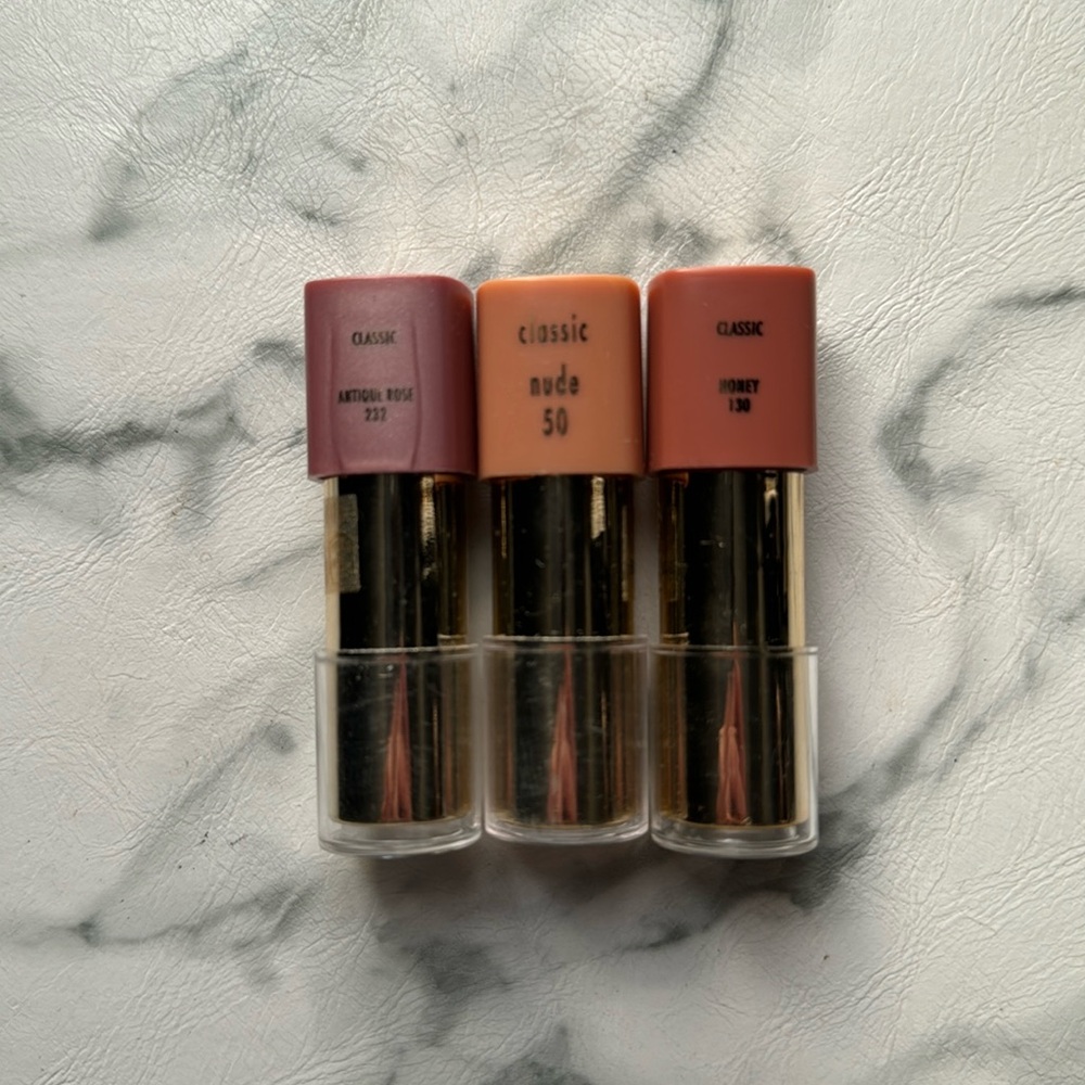 Dolce&Gabbana lipsticks in Classic:Nude, Honey, Antique Rose (only)